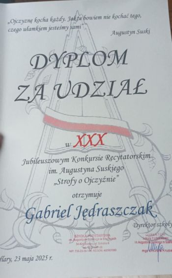 KONKURS RECYTATORSKI IM. A. SUSKIEGO