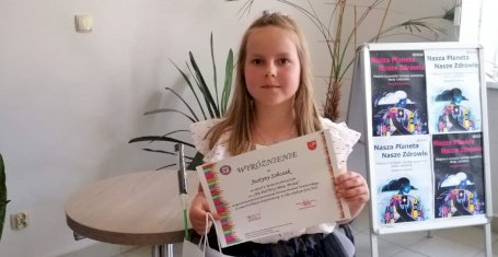 Wyróżnienie pierwszoklasistki