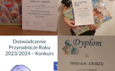 „DOŚWIADCZENIE PRZYRODNICZE ROKU 2023/2024”