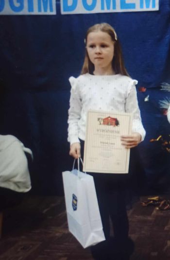 Zdjęcie uczennicy klasy II.