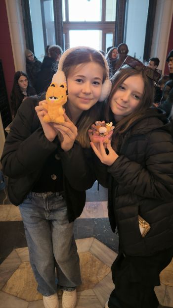 Uczniowie na wycieczce w Warszawie